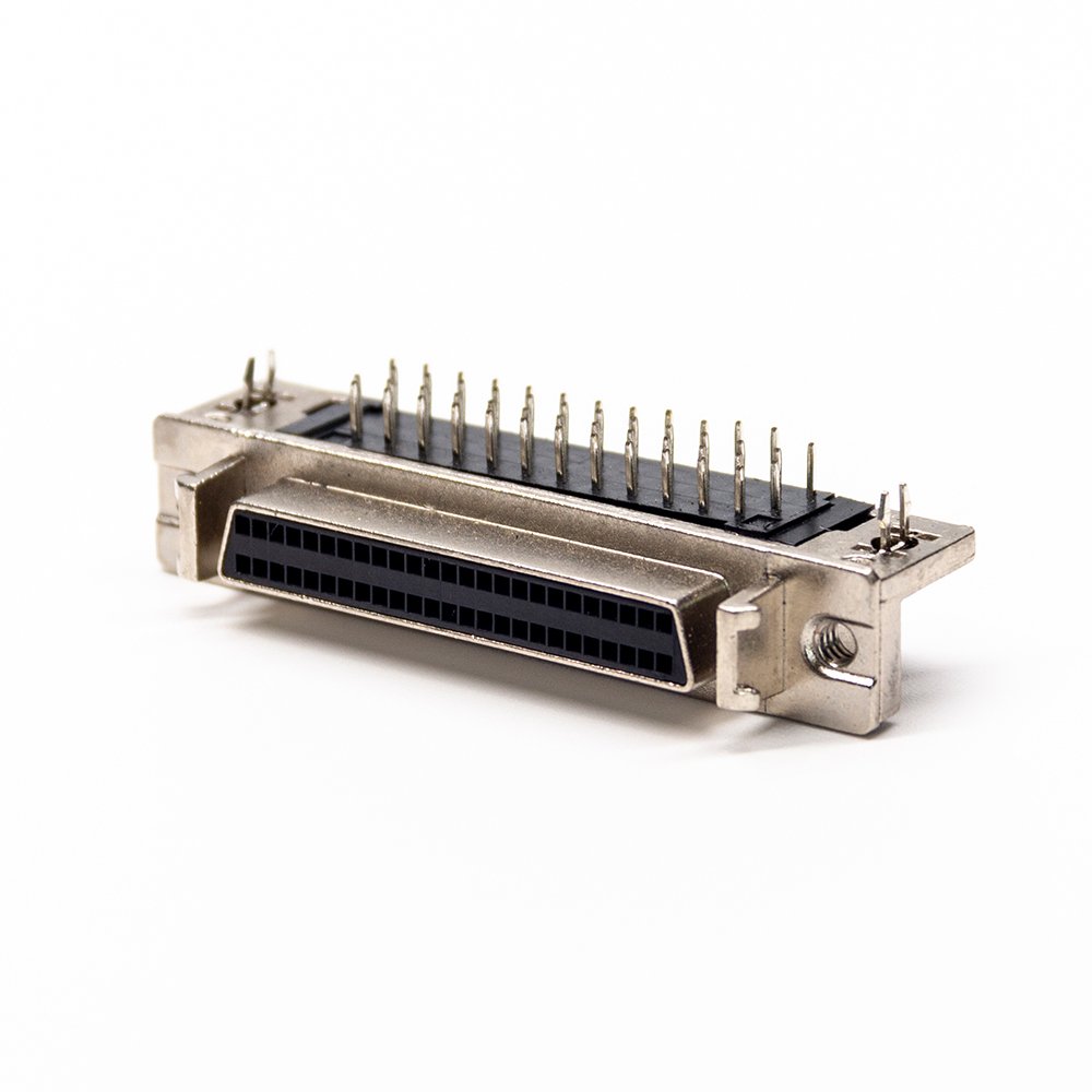 Right Angle Screw Lock SCSI HPCN Female Connector 36Pins for PCB Mount 68 50 20 Pin 20Pin Male Connecter