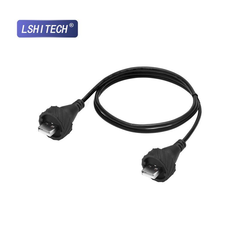Lshitech USB 3.0 Direct Female Base Connectors Dash Mount for Car Truck Boat Motorcycle
