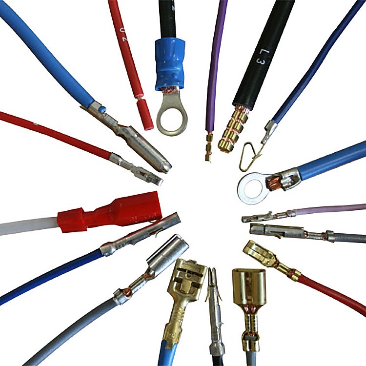 QWT terminales faston,110 187 250 full insulated cold pressed faston terminal female spade wire connector for a 2x5