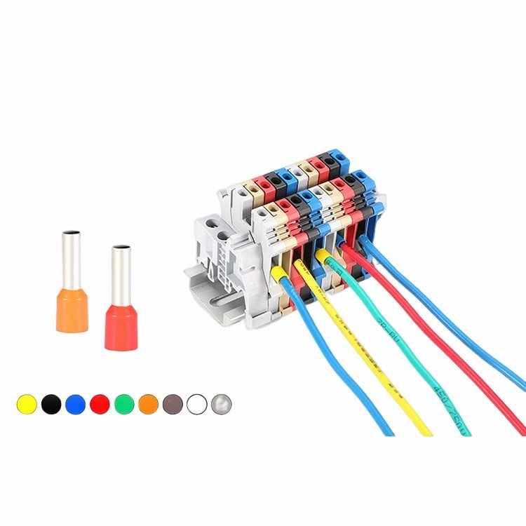 Ve1008 Closed End Electric 1mm Wire Boot Lace Ferrules Connector Tube Terminal