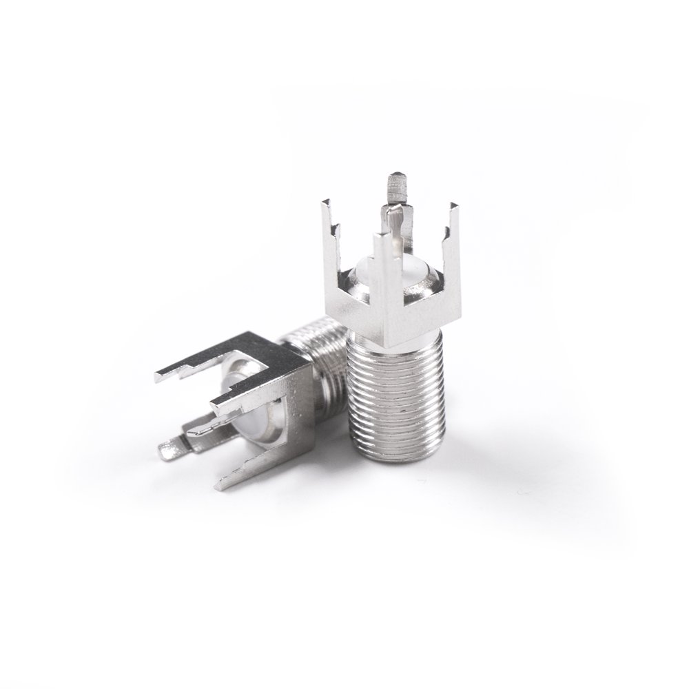 Hot Selling F connector F Female Connector PCB Coaxial Connector RF Adapters