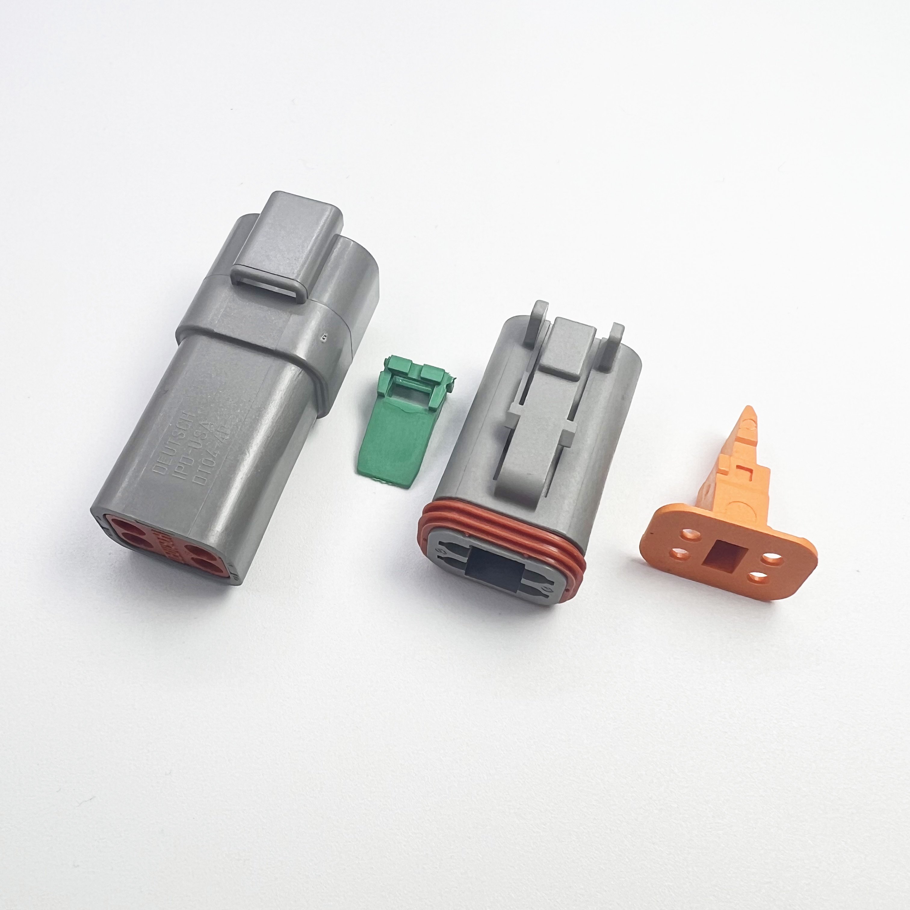 Deutsch Automotive Terminals DT Series 2 3 4 6 8 12 Pin Male Female Connectors Nylon DT06-2S DT06-3S DT06-4S DT04-2P DT04-3P PCB