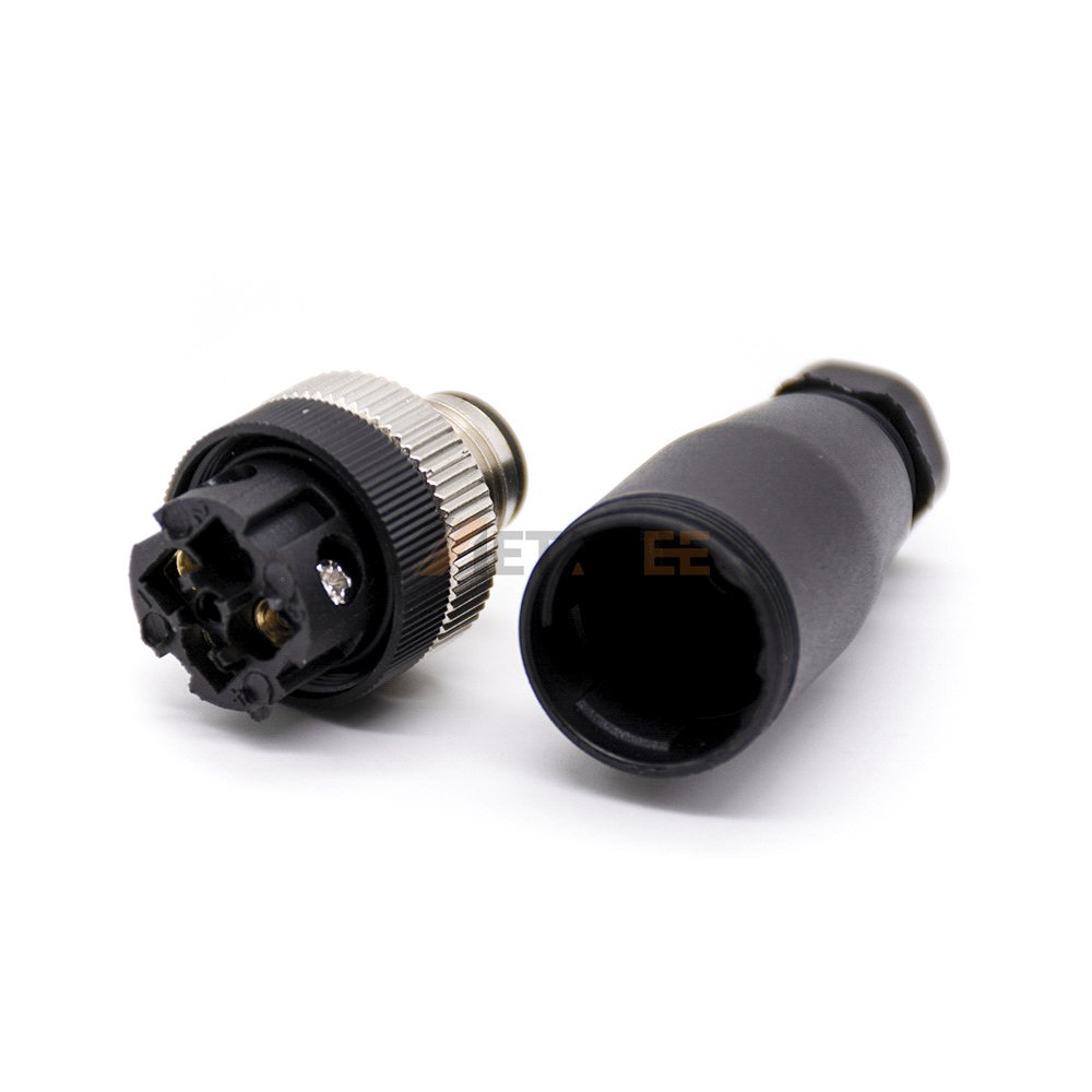 M12 3 Pin Connector 3Pin for Sensor and Actuator Applications