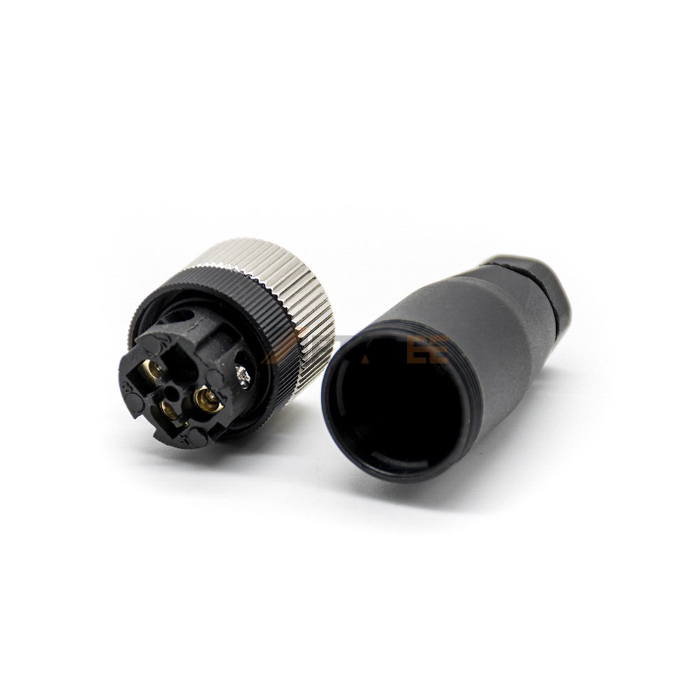 M12 3 Pin Connector 3Pin for Sensor and Actuator Applications