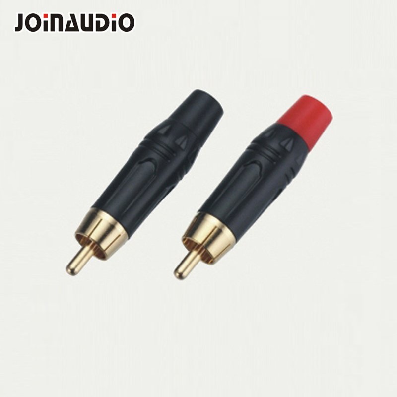 High quality Gold plate RCA plug/male connector/microphone connector for speaker