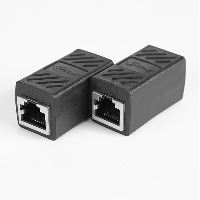 RJ45 connector cat5e cat6 shielding network rj45 adapter 8p8c wire joiner Ethernet rj45 connector rj45 network through head