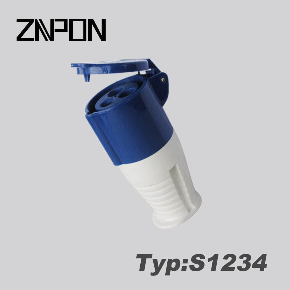 P1234 16A 240V industrial electrical plug socket connectors