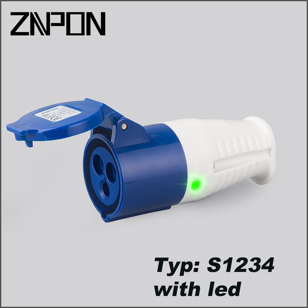 P1234 16A 240V industrial electrical plug socket connectors