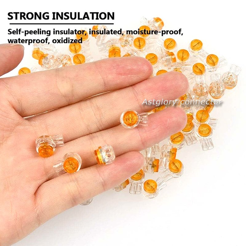 Factory Price UY Connector Similar As 3M UY Wire Connectors For Led Wire Gel Filled Moisture Resistance Cable Butt Connector