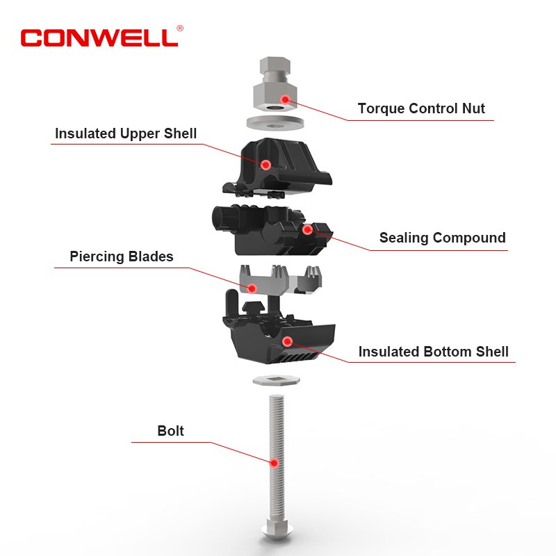 Aluminium Ipc Cable Accessories Insulation Piercing Connector