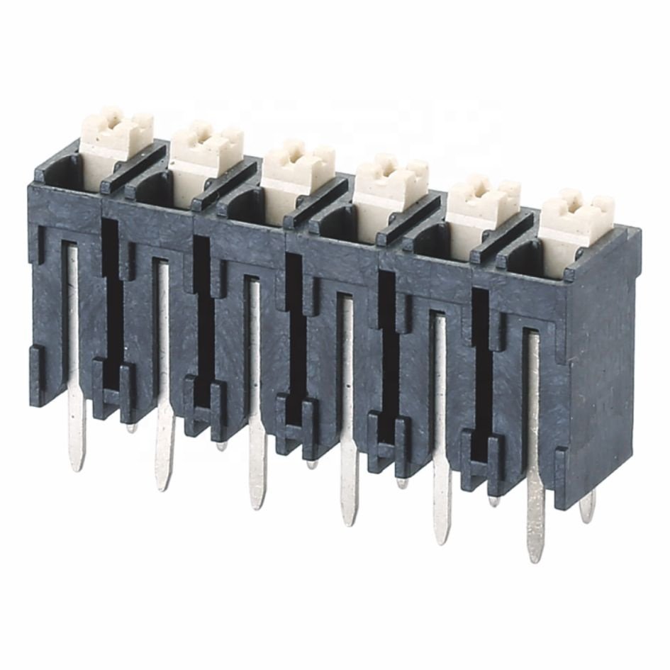 DG212-THR-5.0 Spring terminal block 3.5/3.81/5.0/5.08 mm pitch 45 degree wire terminal connector for PCB PLC DEGSON DINKLE DECA
