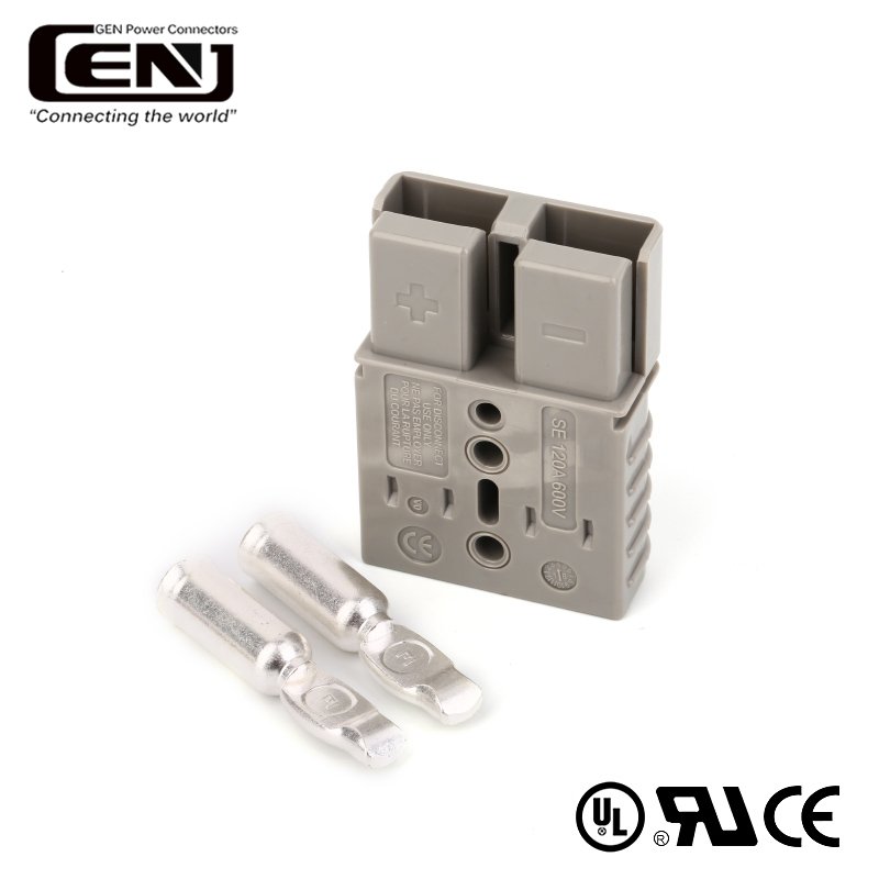 Gen 120a 600v power connector dual battery cable disconnect quick connect plug
