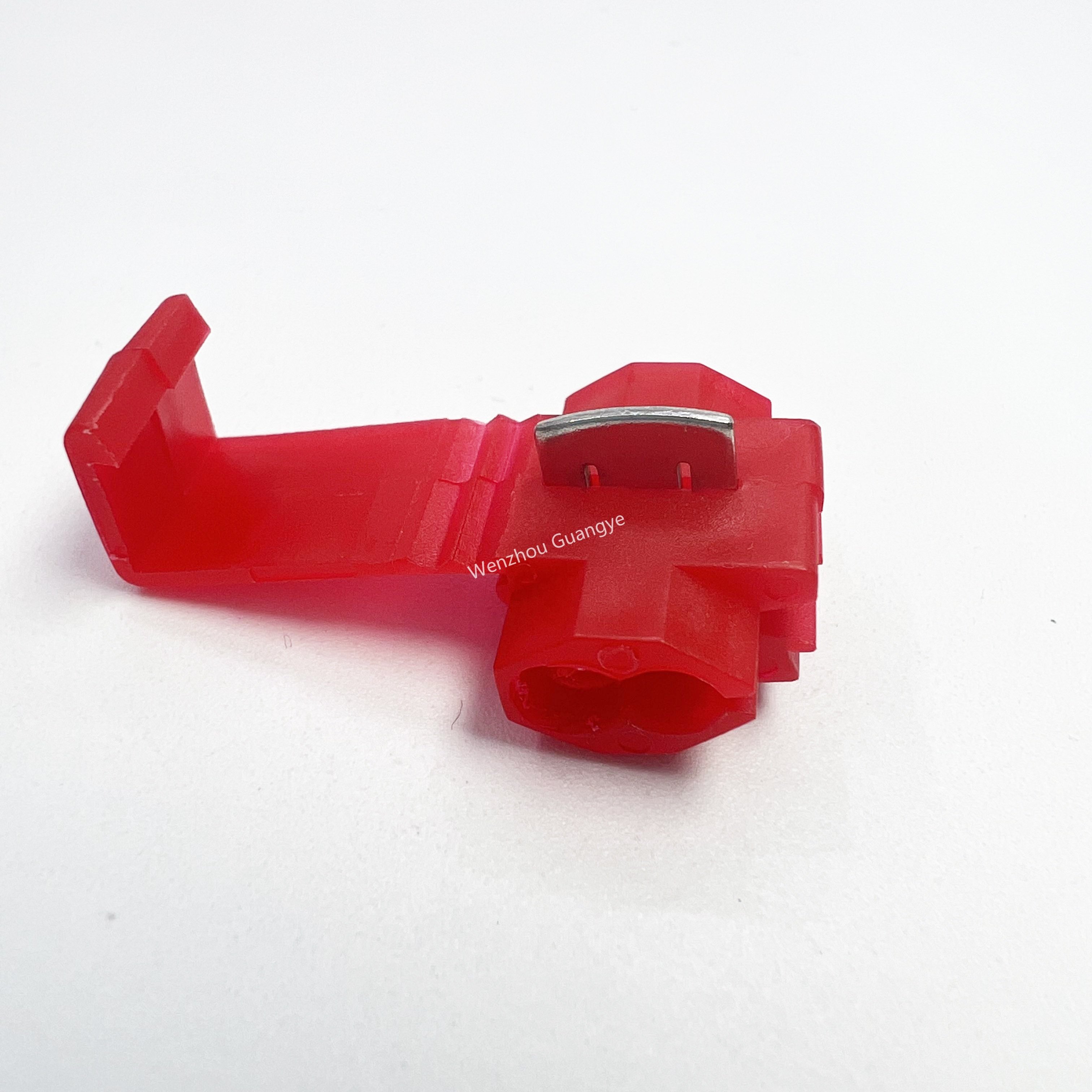 BAOTENG Nylon T Tap Red Colour Connector 878100 Quick Splice Scotch Lock PVC Male Automotive Audio & Video Red Yellow Blue 10A