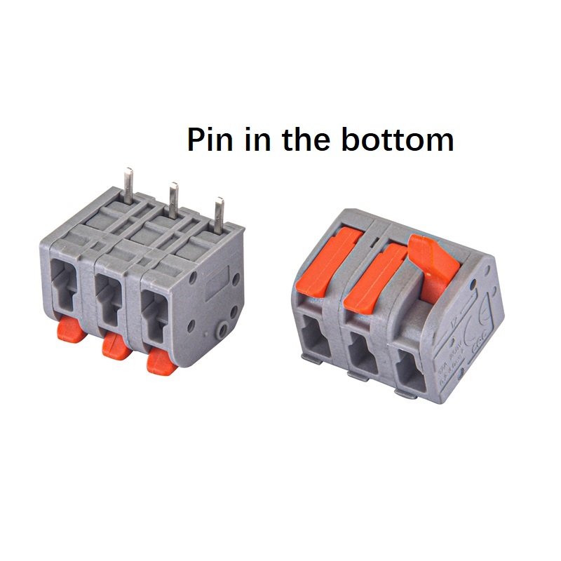 Hot selling fast connecting terminal lever spring clamp splice style pitch 7.5mm PCB wire terminal block connector