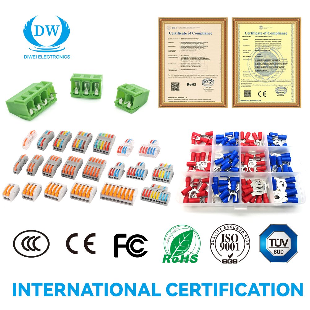 PVC Terminal Fork Type Cold Pressing Terminal Type Y Wiring Insulated Terminal Copper Metal Terminal Connector