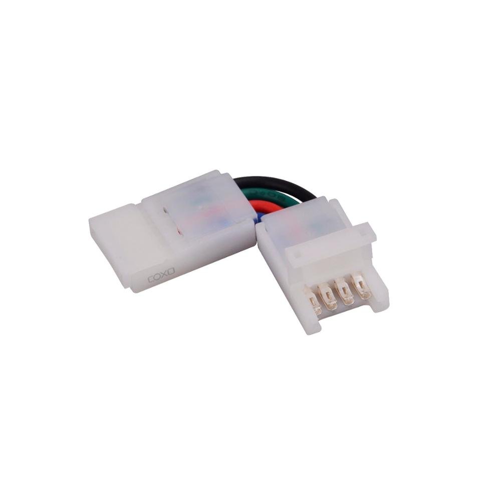 4 PIN Led Quick Connector With UL Wire For 10mm RGB LED Strip