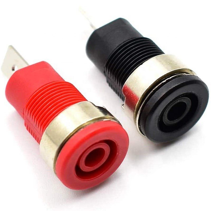 Nickel Plated Gold Plated Male Female Banana Plug Copper 4mm Audio Jack Banana Plug Jack Connector