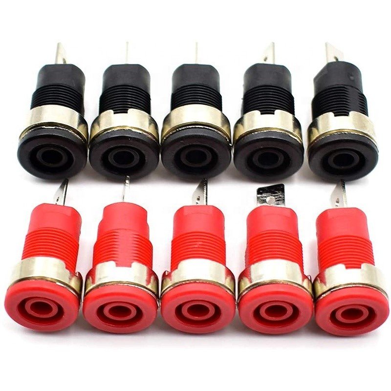 Nickel Plated Gold Plated Male Female Banana Plug Copper 4mm Audio Jack Banana Plug Jack Connector
