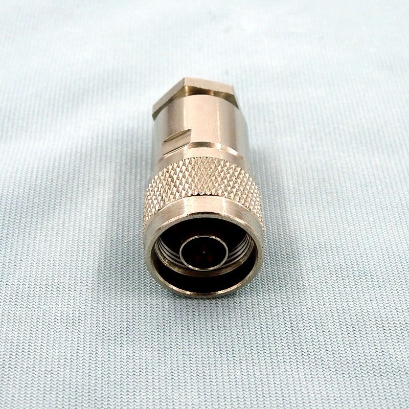 waterproof wire electrical N type rf coaxial Male plug Clamp Connector For LMR400 Cable