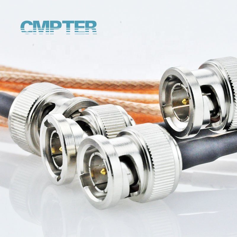 75Ohms BNC male to BNC male crimp RG179 cable BNC male for RG179 cable assembly
