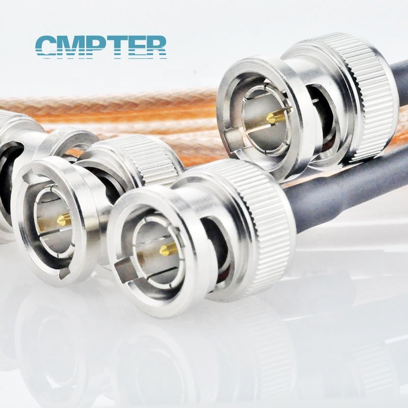 75Ohms BNC male to BNC male crimp RG179 cable BNC male for RG179 cable assembly