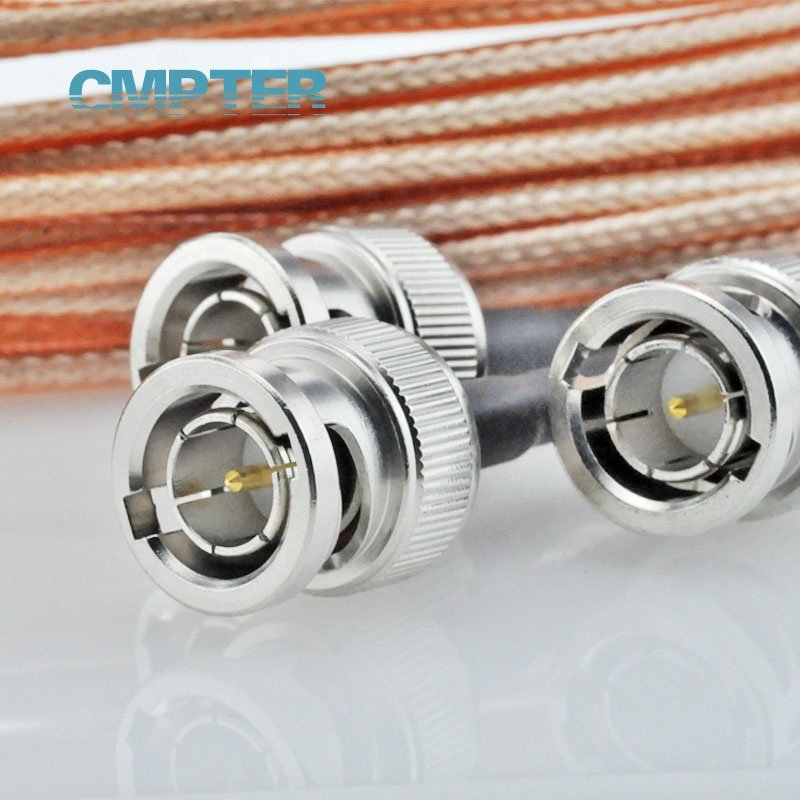 75Ohms BNC male to BNC male crimp RG179 cable BNC male for RG179 cable assembly