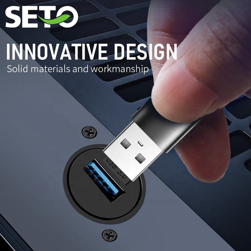 Usb3.0 D Type Adapter Keystone Jack Wall Panel Mount Connector