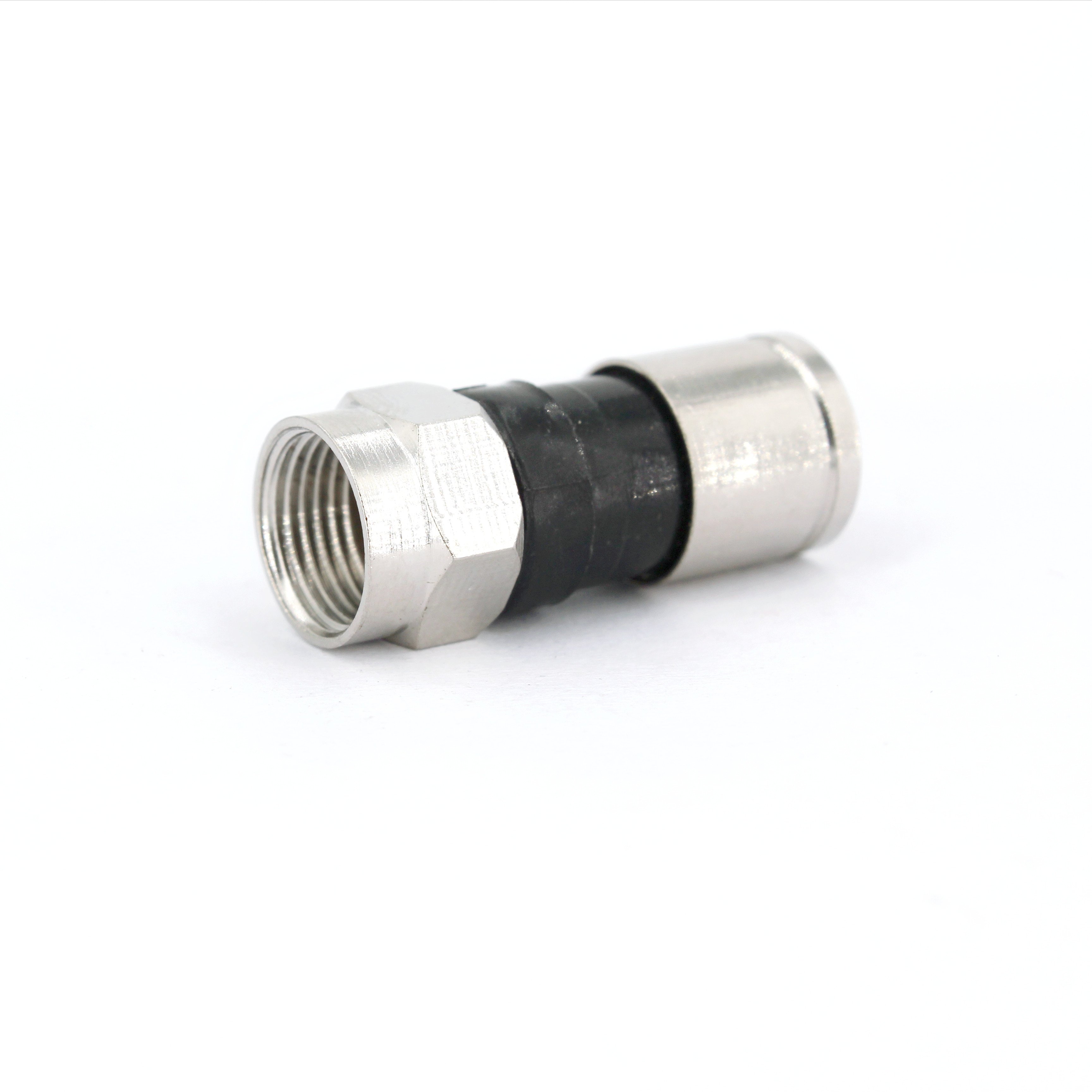 All copper 75-5 compression F digital STB F type connector cable sight line 2/4 shielding universal