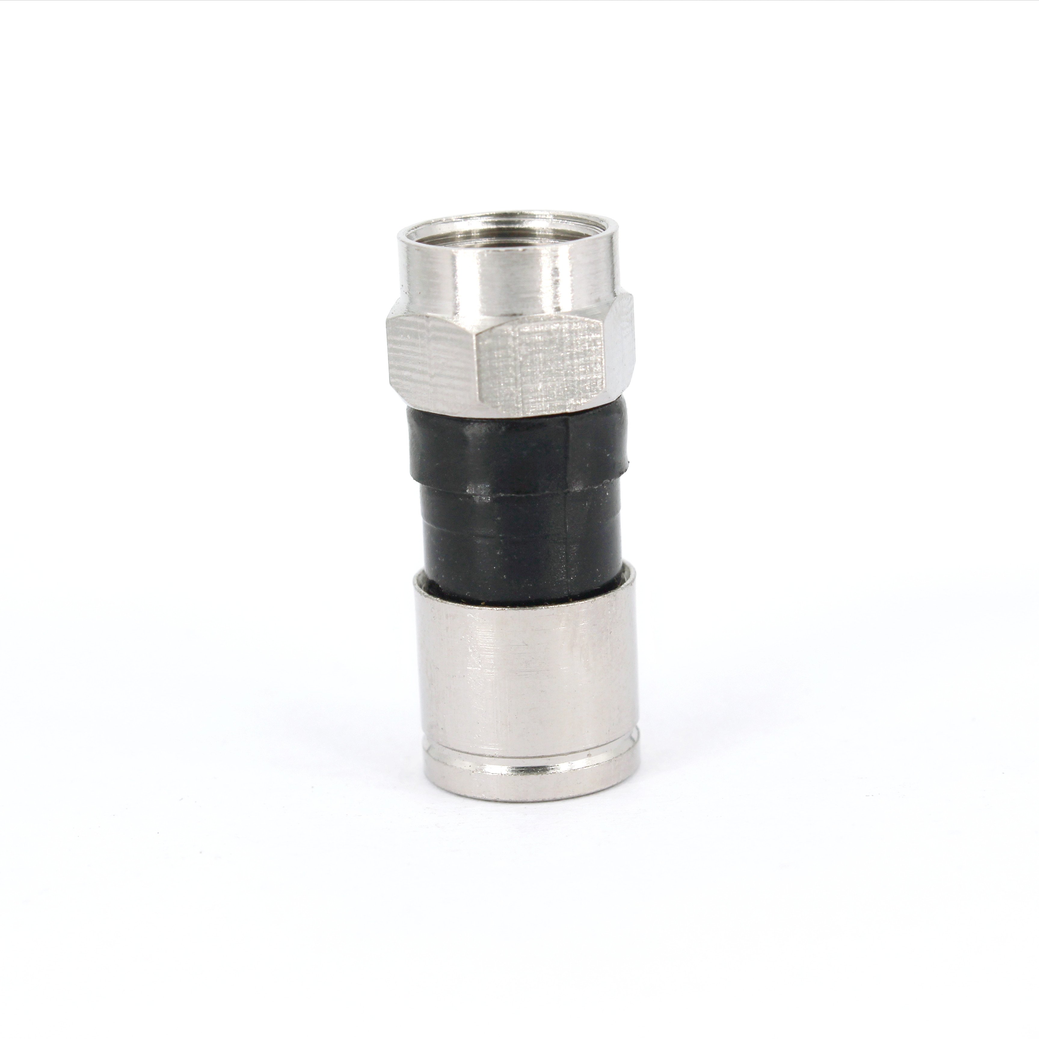 All copper 75-5 compression F digital STB F type connector cable sight line 2/4 shielding universal