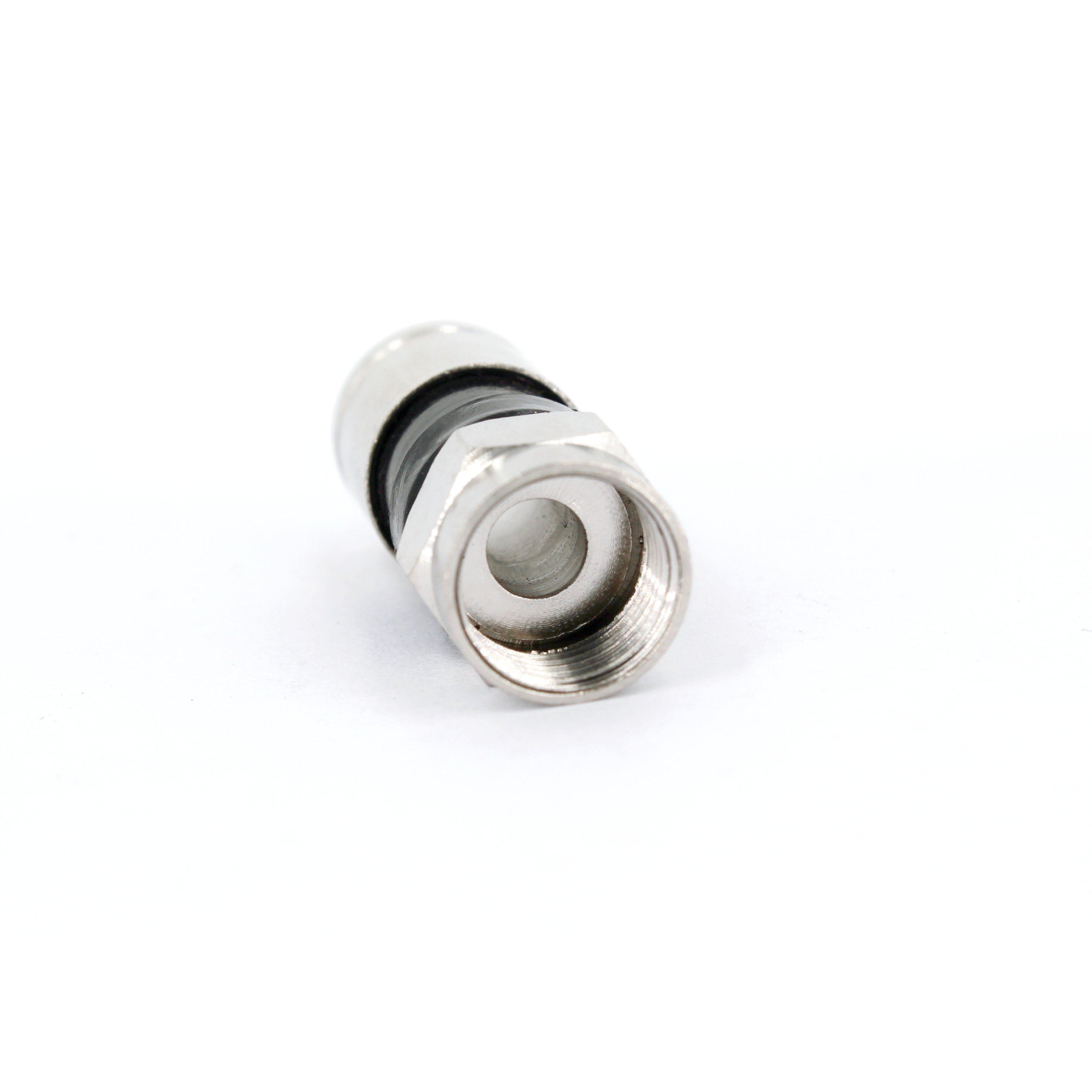 All copper 75-5 compression F digital STB F type connector cable sight line 2/4 shielding universal