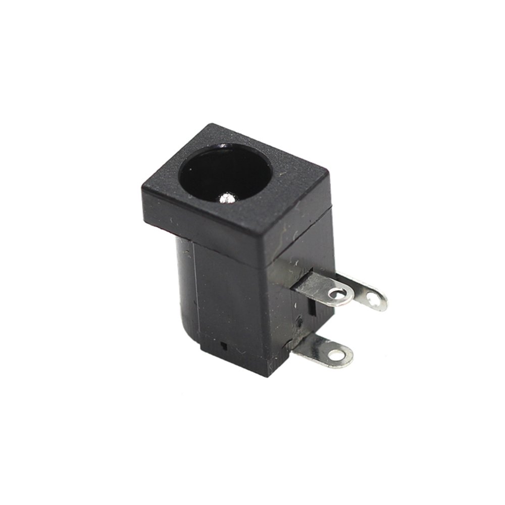 5.5x2.1mm DC-005 Black DC Power Jack Socket DC Connectors Supply Barrel-Type Right Angle PCB Mount Terminal