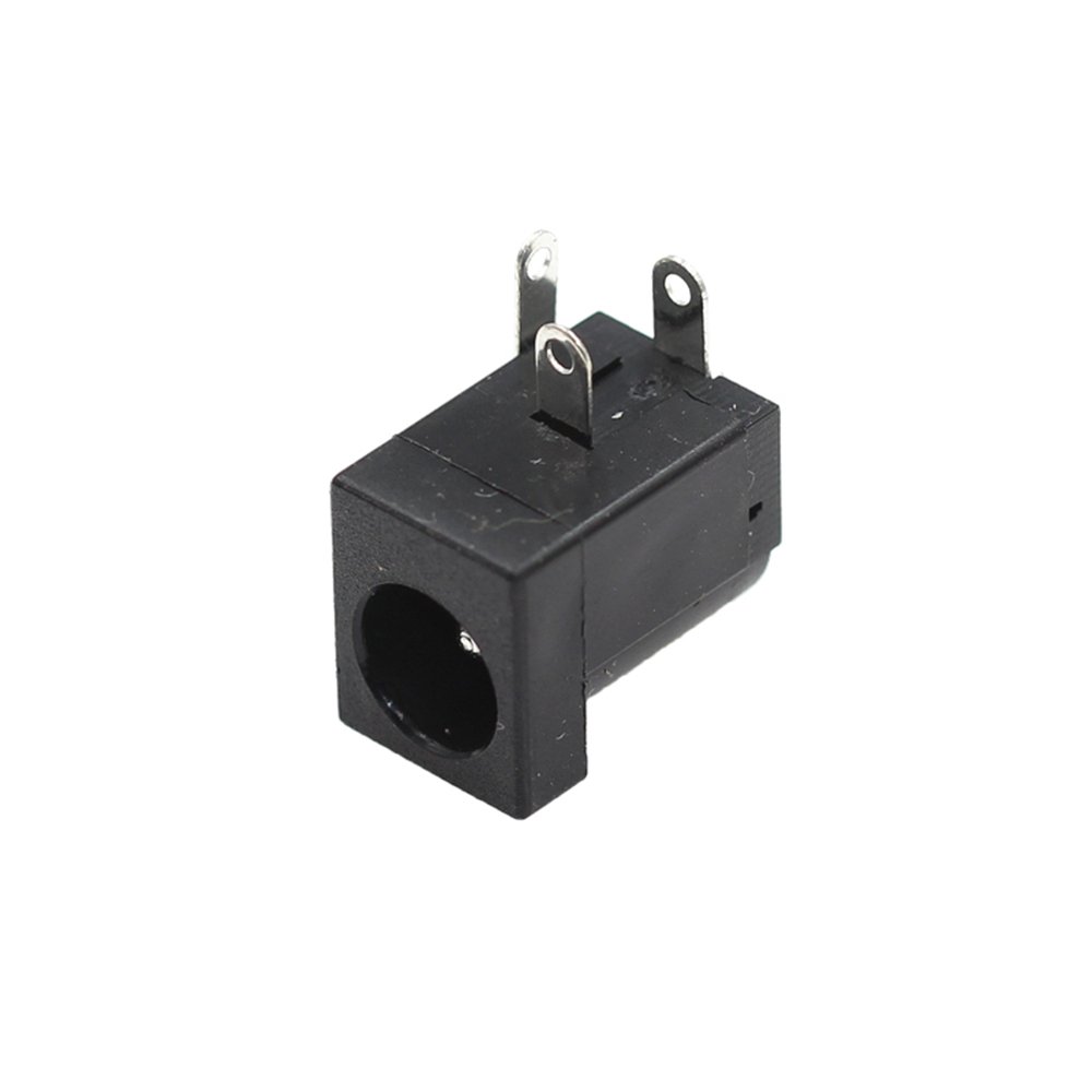 5.5x2.1mm DC-005 Black DC Power Jack Socket DC Connectors Supply Barrel-Type Right Angle PCB Mount Terminal