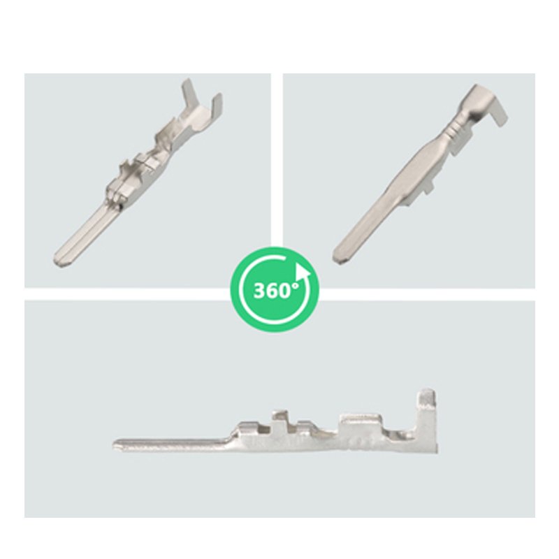 Battery Cable Auto Electric Material Automatic Terminal Tin Plated Crimping Connector DJ612-2.2x0.6A