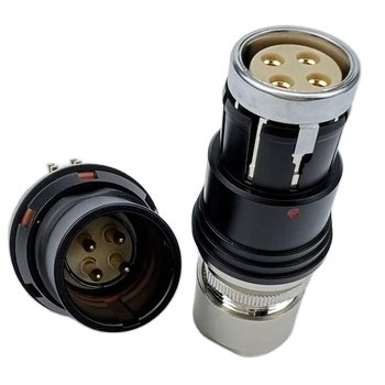Customized brass plated gold needle connectors for power and data transmission in China, circular connectors for wires
