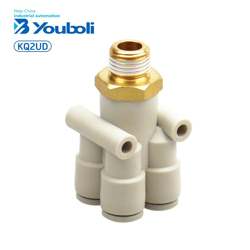 Ybl Factory Direct Supply KQ2UD Series Fast Five-Way Y-Type External Thread Connector Cheap Price