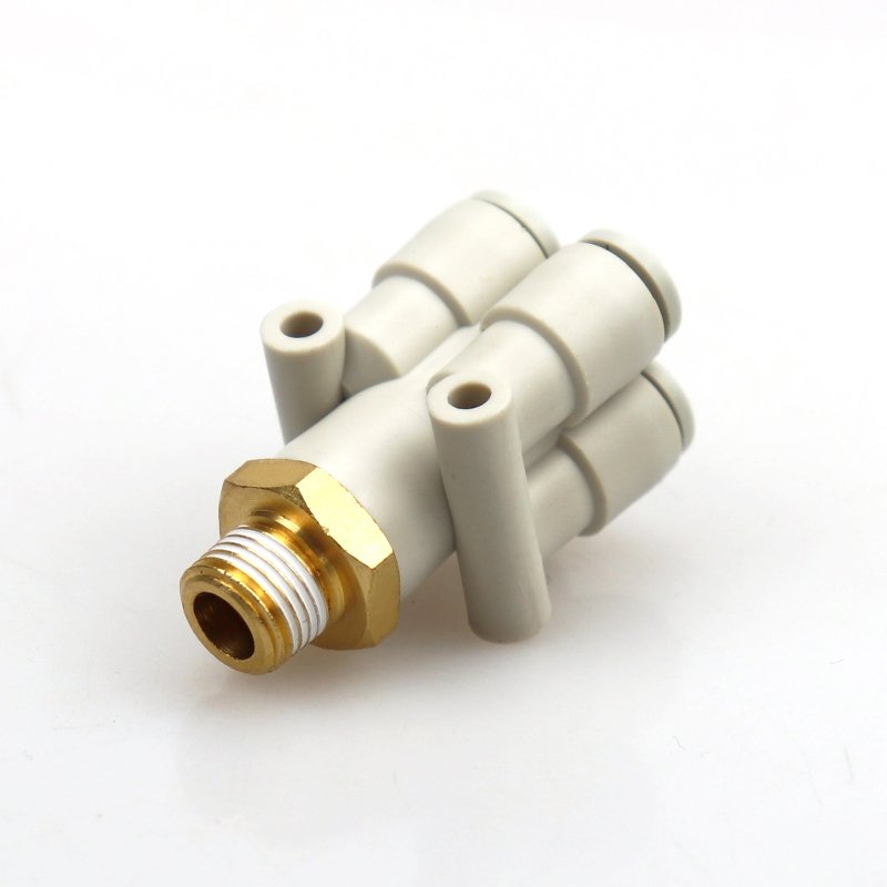 Ybl Factory Direct Supply KQ2UD Series Fast Five-Way Y-Type External Thread Connector Cheap Price
