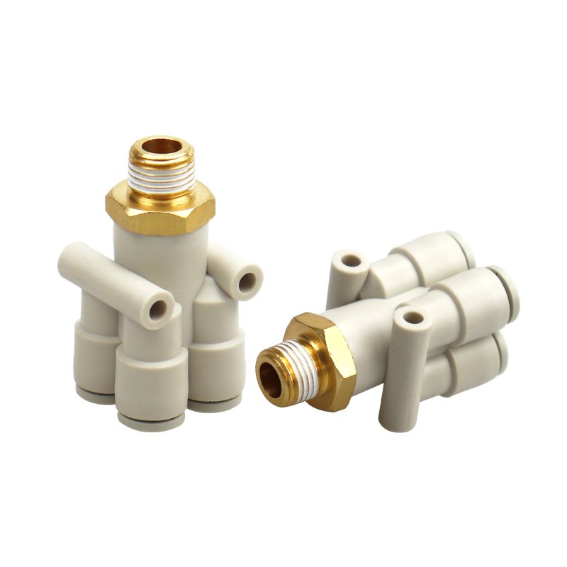 Ybl Factory Direct Supply KQ2UD Series Fast Five-Way Y-Type External Thread Connector Cheap Price