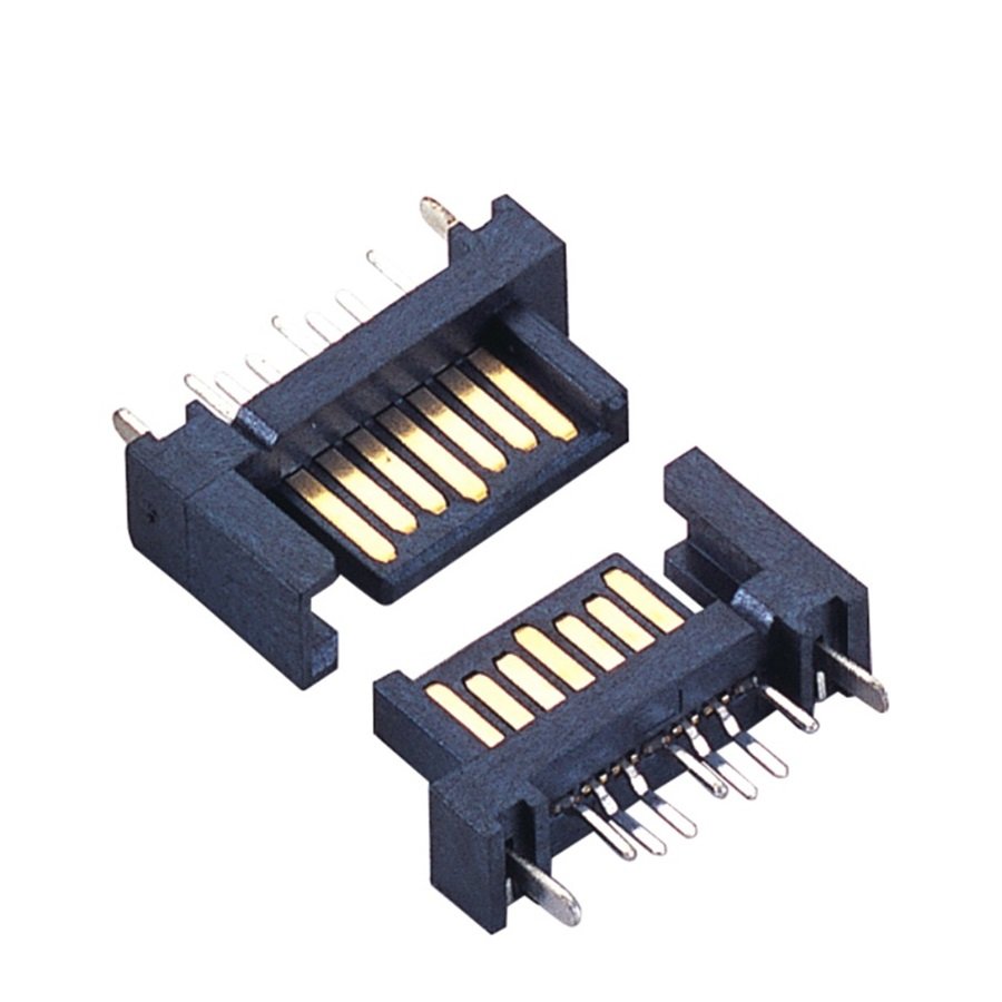 Soulin 7pin Sata Connector To Pcb Smt Male Female Laptop Hard Drive Hdd Connector Flex Cable