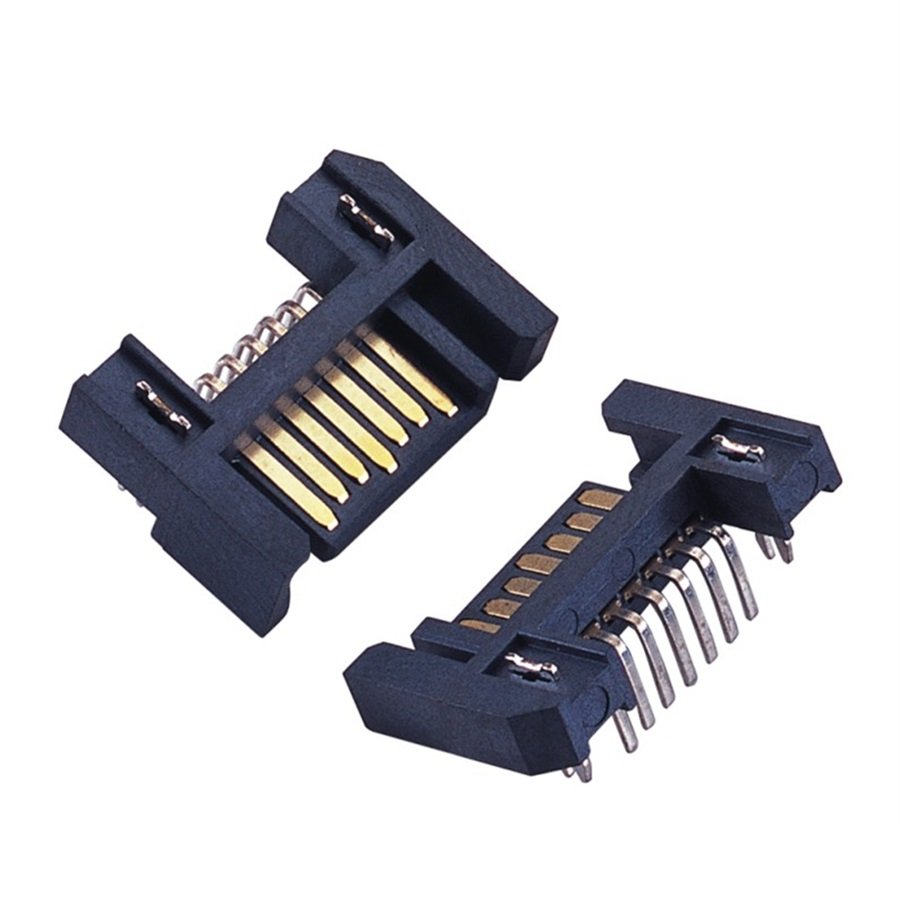 Soulin 7pin Sata Connector To Pcb Smt Male Female Laptop Hard Drive Hdd Connector Flex Cable
