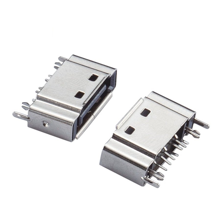 Soulin 7pin Sata Connector To Pcb Smt Male Female Laptop Hard Drive Hdd Connector Flex Cable