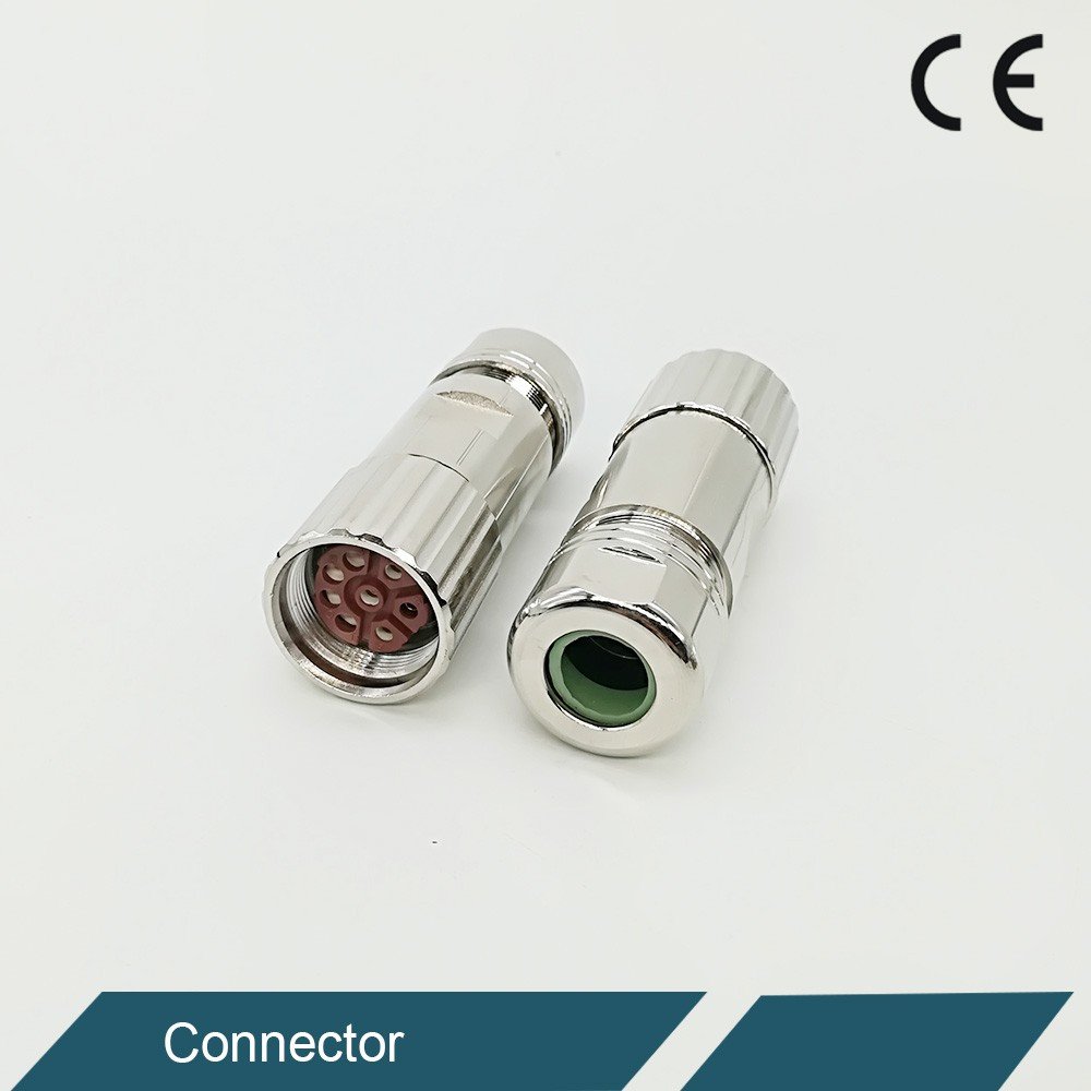 CALT M23 connector male or female plug for encoder