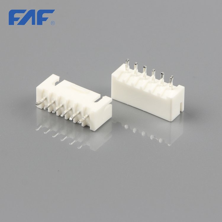 Wholesale Customized Nylon 66 Phosphor Bronze 2.50mm Pitch 6 Pin Female Male Wire To Board Connector Wafer Connector Terminals