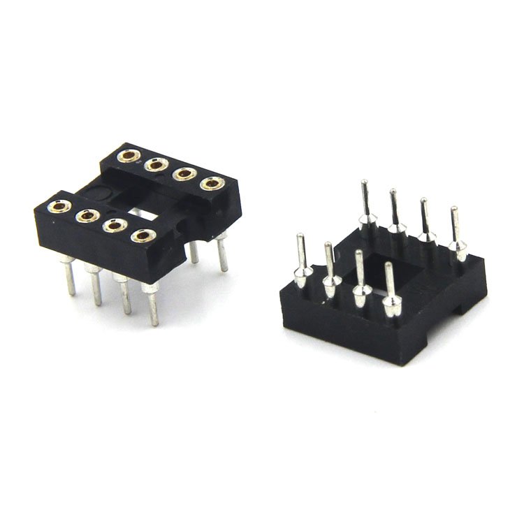 2.54PH 3.0H 20P Female Header Straight Round Hole IC Socket Connector Accessories for PCB