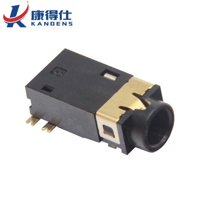 Hot Sale PJ342F Phone Jack 3.5mm Audio Headphone Connector 4 Pin Vertical socket 5Pin Stereo Female Socket Jack