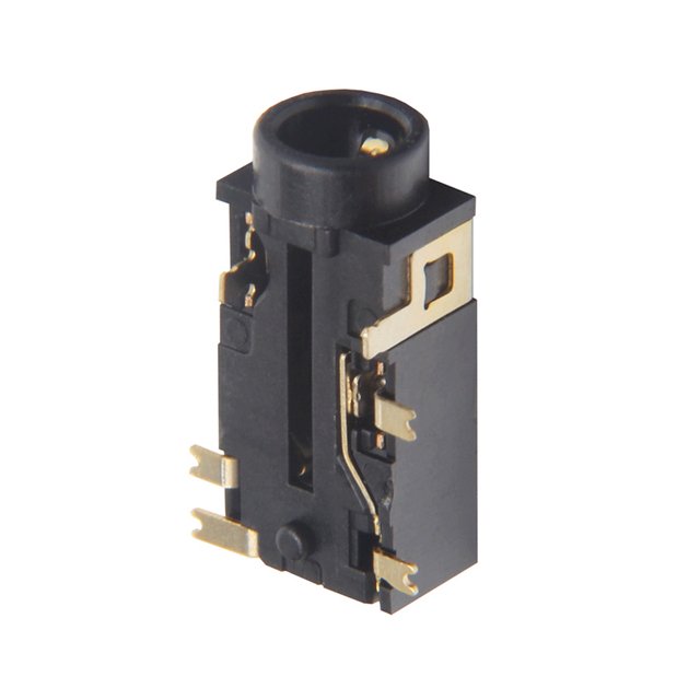 Hot Sale PJ342F Phone Jack 3.5mm Audio Headphone Connector 4 Pin Vertical socket 5Pin Stereo Female Socket Jack