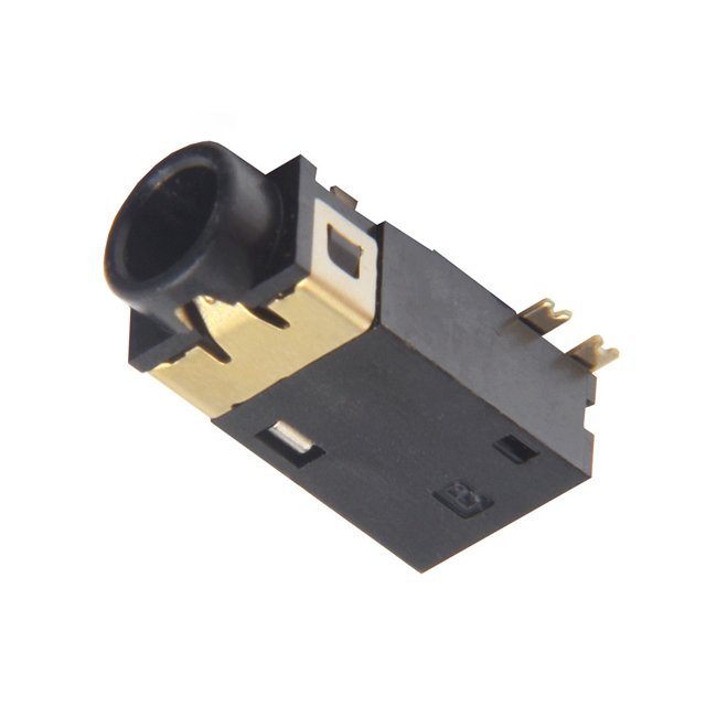 Hot Sale PJ342F Phone Jack 3.5mm Audio Headphone Connector 4 Pin Vertical socket 5Pin Stereo Female Socket Jack