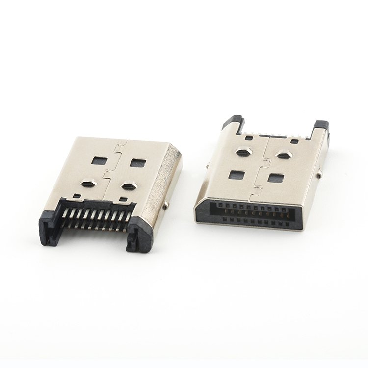 Straddle Mount Vertical Dip Type 20Pin DP Male Plug Connector