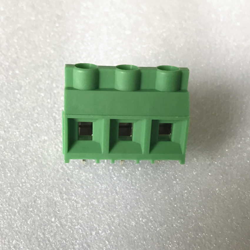 6.35/7.62MM pitch screw terminal connector 3-pin straight leg PCB terminal block