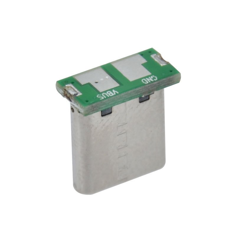 SMT USB 3.0 Type C Male with PC Board 16 Pin 2 Pad Through hole USB C connector SMD Vertical Type C Plug for Fast charging