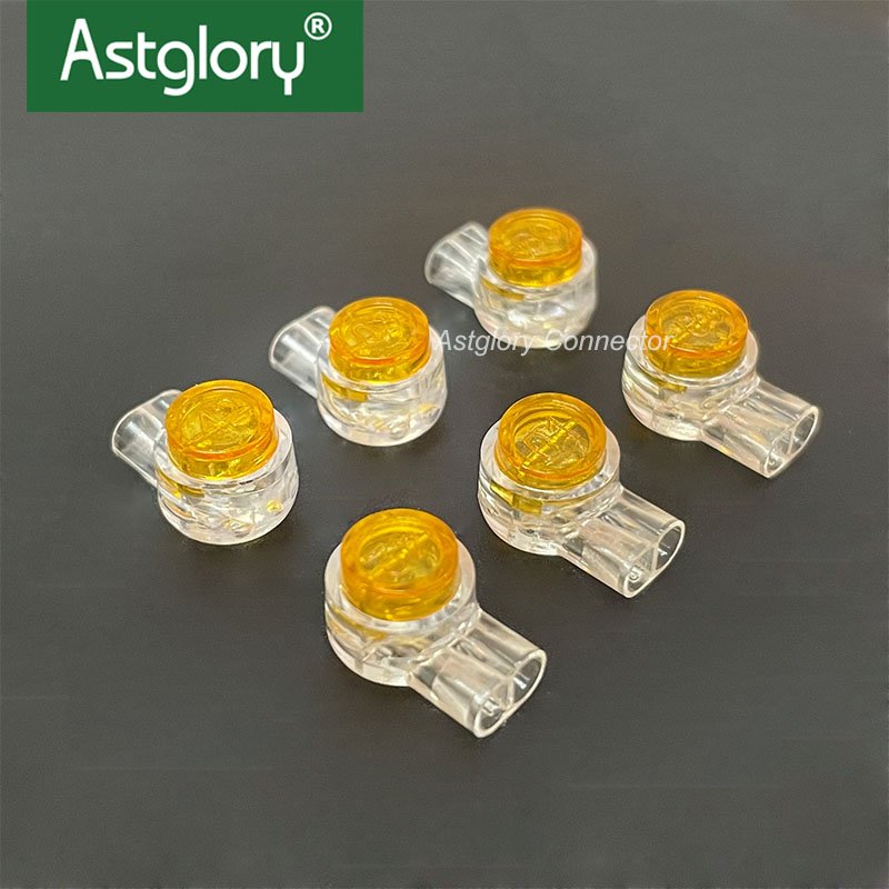 A Class Quality UY Connector For Electronics Cable Gel Filled Telephone 2-Wire IDC conductor Splices 22-26 AWG UY